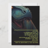 Invitation pour une fête d'anniversaire de garçons (Dos)