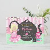 Invitation pour une fête d'anniversaire de jardin (Debout devant)