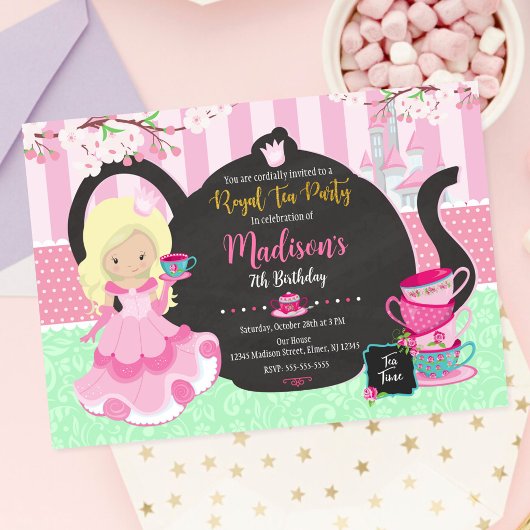 Invitation pour une fête d'anniversaire de jardin