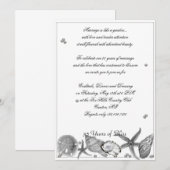Invitation pour une fête d'anniversaire de mariage (Devant / Derrière)