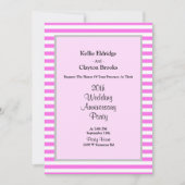 Invitation pour une fête d'anniversaire de mariage (Devant)