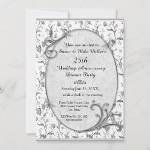 Invitation pour une fête d'anniversaire de mariage