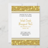 Invitation pour une fête d'anniversaire de mariage (Dos)