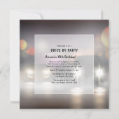 Invitation pour une fête d'anniversaire de passage (Devant)