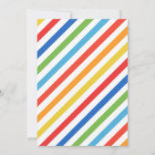 Invitation pour une fête d'anniversaire de peintur (Dos)
