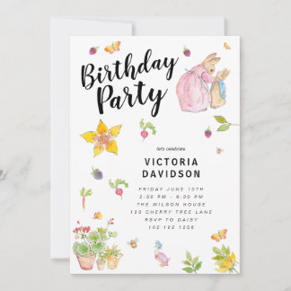 Invitation pour une fête d'anniversaire de Peter R