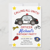 Invitation pour une fête d'anniversaire de politiq (Devant)