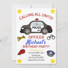 Invitation pour une fête d'anniversaire de politiq