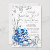 Invitation pour une fête d'anniversaire de Sneaker (Devant)