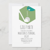 Invitation pour une fête d'anniversaire de terrain (Devant)