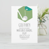 Invitation pour une fête d'anniversaire de terrain (Debout devant)