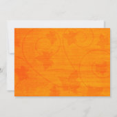 Invitation pour une fête d'anniversaire de Thanksg (Dos)