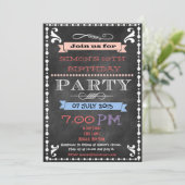 Invitation pour une fête d'anniversaire d'enfants (Debout devant)