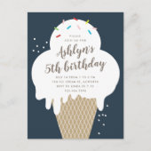 Invitation pour une fête d'anniversaire d'enfants (Devant)