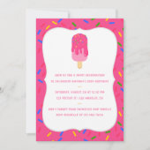 Invitation pour une fête d'anniversaire d'été au p (Devant)