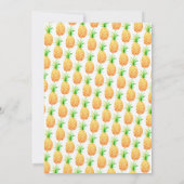 Invitation pour une fête d'anniversaire d'été Flam (Dos)