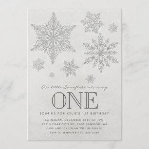Invitation pour une fête d'anniversaire d'hiver en