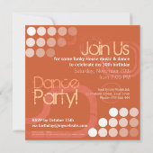 Invitation pour une fête d'anniversaire Electro Gr (Dos)