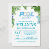 Invitation pour une fête d'anniversaire garçon au (Devant)