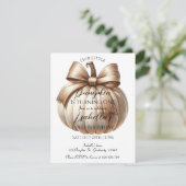 Invitation pour une fête d'anniversaire Halloween (Debout devant)