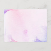 Invitation pour une fête d'anniversaire licorne au (Dos)