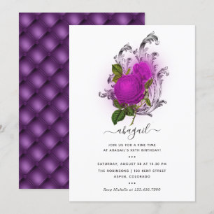 Invitation pour une fête d'anniversaire Mardi Gras