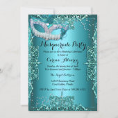 Invitation pour une fête d'anniversaire Masquerade (Devant)