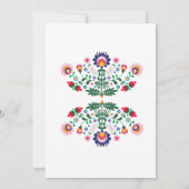 Invitation pour une fête d'anniversaire mexicaine (Dos)