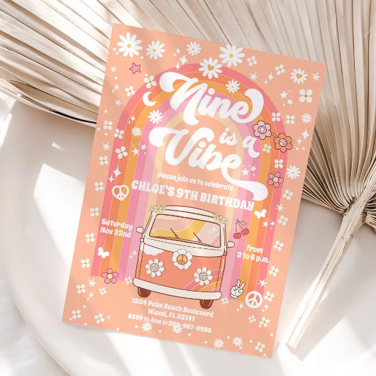 Invitation pour une fête d'anniversaire rétro des 