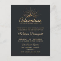 Invitation pour une fête d'anniversaire rustique d