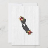 Invitation pour une fête d'anniversaire rustique s (Dos)