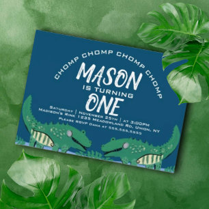 Invitation pour une fête d'anniversaire Safari ave
