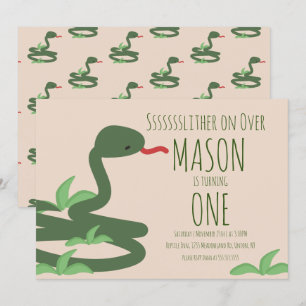 Invitation pour une fête d'anniversaire sauvage au