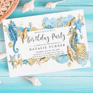 Invitation pour une fête d'anniversaire sous la me
