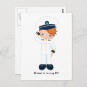 Invitation pour une fête d'anniversaire sur le thè (Devant / Derrière)