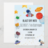 Invitation pour une fête d'anniversaire sur le thè (Devant / Derrière)