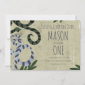 Invitation pour une fête d'anniversaire sur le thè (Devant)