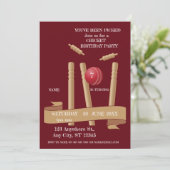 Invitation pour une fête d'anniversaire sur le thè (Debout devant)