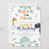 Invitation pour une fête d'anniversaire sur le thè (Devant)