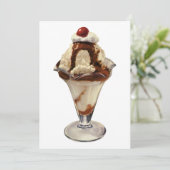 Invitation pour une fête d'anniversaire sur le thè (Debout devant)