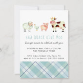 Invitation pour une fête d'anniversaire sur le thè (Devant)