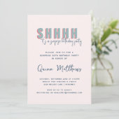 Invitation pour une fête d'anniversaire surprise (Debout devant)
