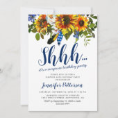 Invitation pour une fête d'anniversaire surprise B (Devant)