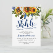 Invitation pour une fête d'anniversaire surprise B (Debout devant)