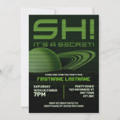 Invitation pour une fête d'anniversaire surprise r (Devant)