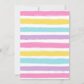 Invitation pour une fête d'anniversaire Sweet Cupc (Dos)