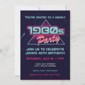 Invitation pour une fête d'anniversaire totalement (Devant)