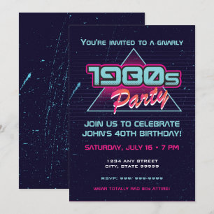 Invitation pour une fête d'anniversaire totalement