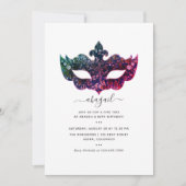 Invitation pour une fête d'anniversaire tropicale (Devant)