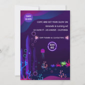 Invitation pour une fête d'anniversaire Under the (Devant)